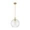 Z-Lite Margo 1 Light Pendant, Olde Brass And Clear Seedy 7501P14-OBR - alternate 2